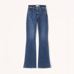 Abercrombie & Fitch Ultra High Rise Stretch Flare Jean